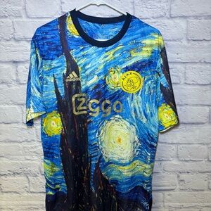 Adidas Ajax Amsterdam Vincent Van Gogh Special Edition Starry Night NWT 2XL Rare
